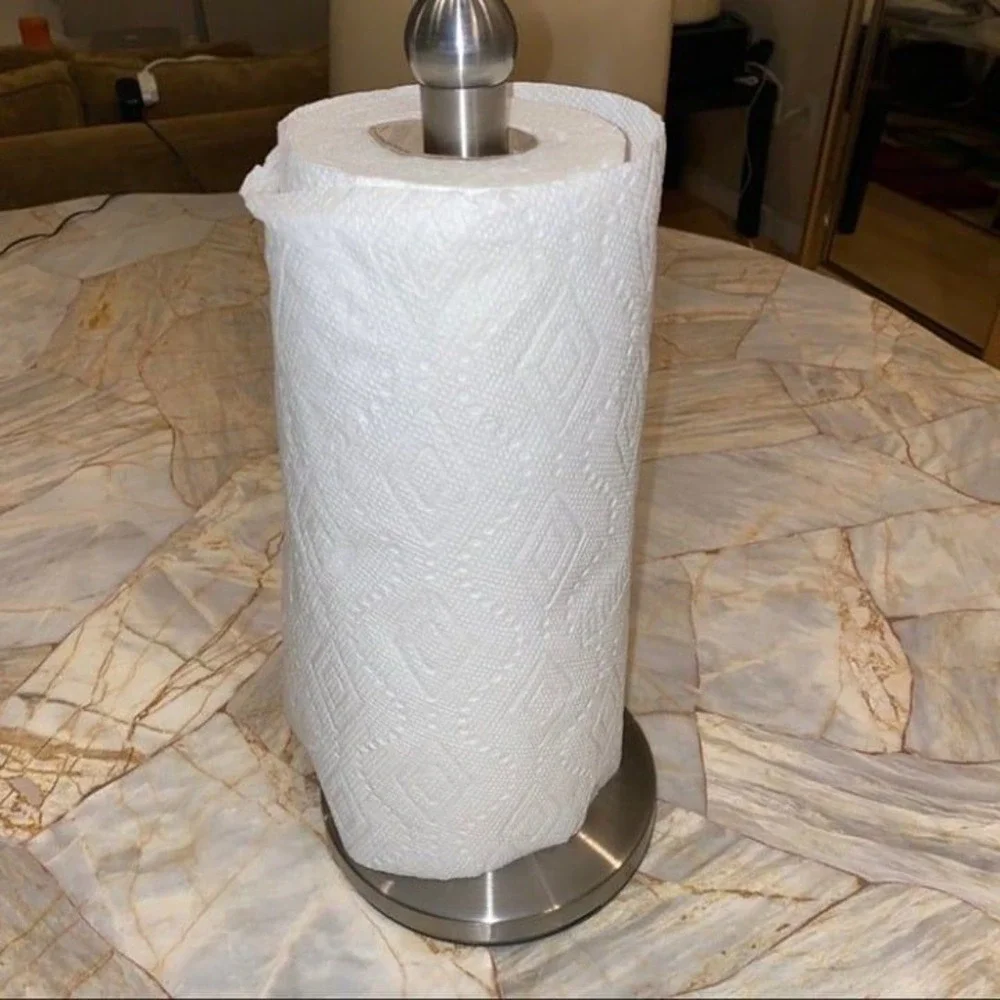 Stainless Steel Paper Towel Holder Like New